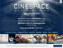 Tablet Screenshot of cinespace.de